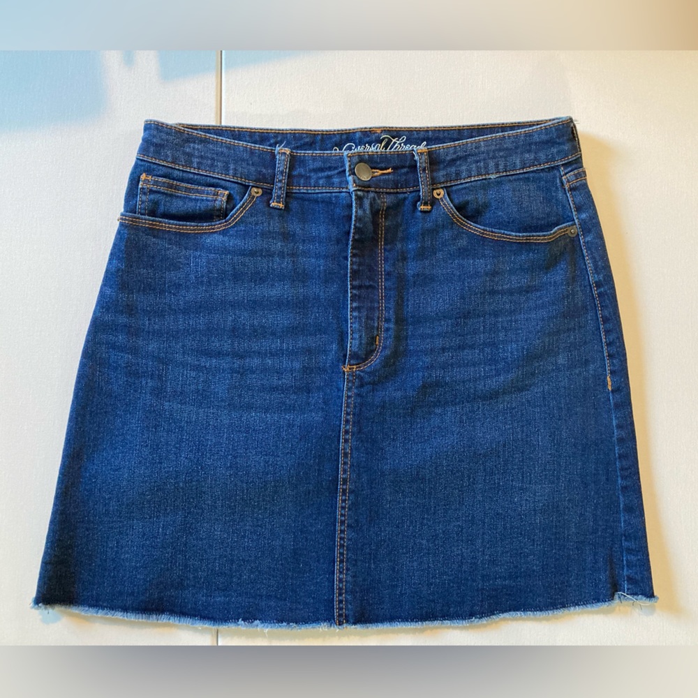 Universal Thread Dark Wash Denim Mini Skirt